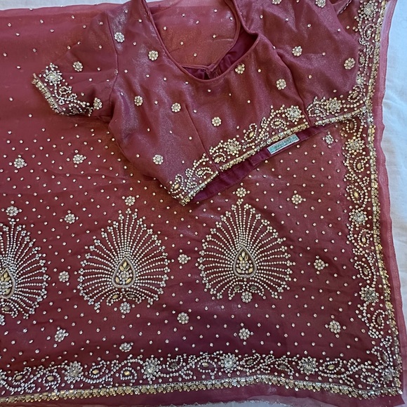 Pink Diamond Saree - Picture 1 of 9